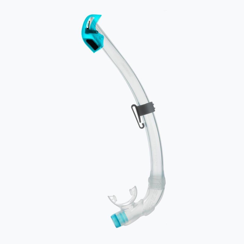 Dětský šnorchl Cressi Seal Dry clear/aquamarine