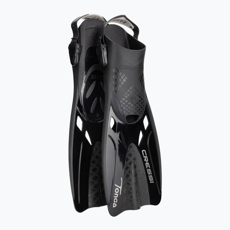 Potápěčská sada Cressi Baron + Tonga black/black/black 2
