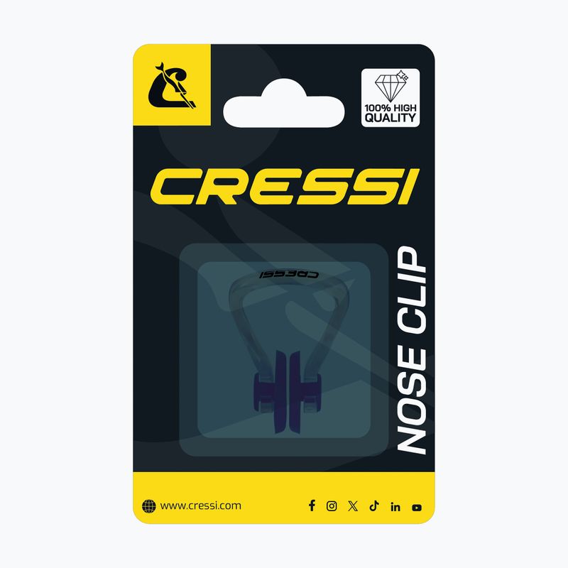 Kliip na nos Cressi Comfort Nose Clip blue 2