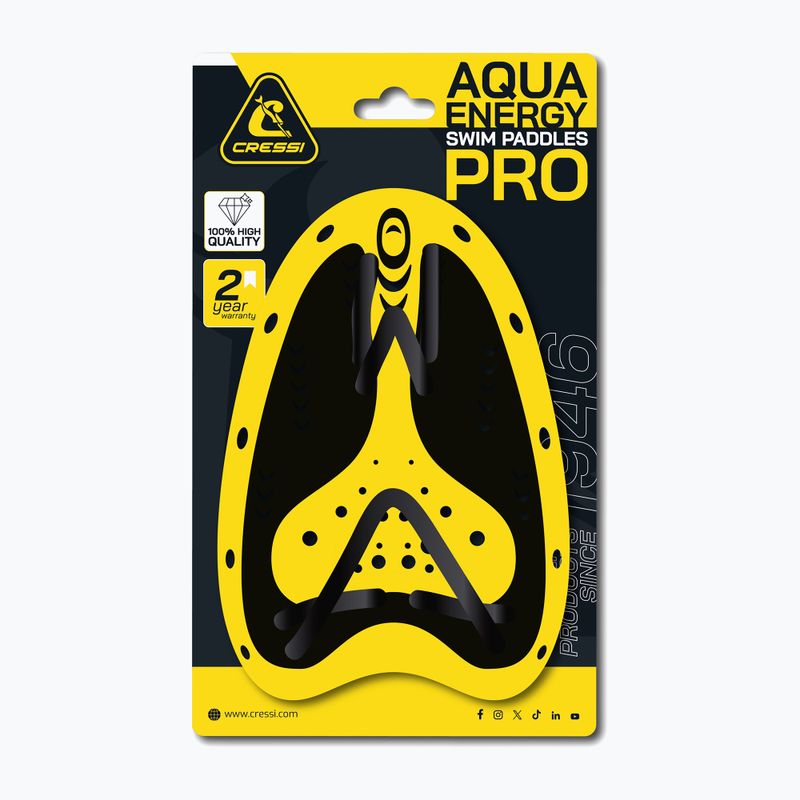 Plavecké packy Cressi Aqua Energy Pro black/yelow 3