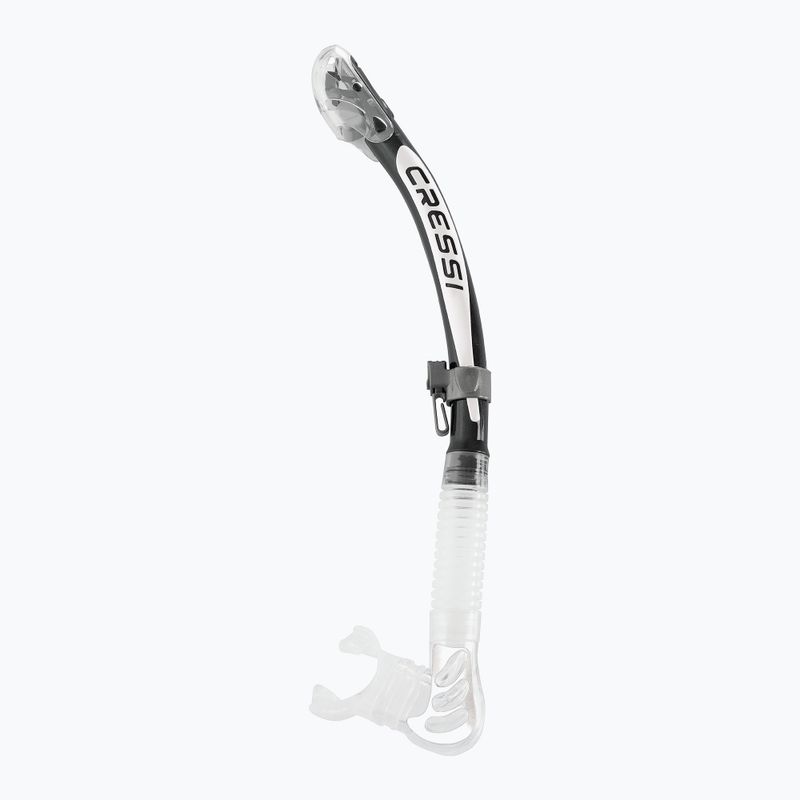 Šnorchl Cressi Alpha Ultra Dry clear/black/white