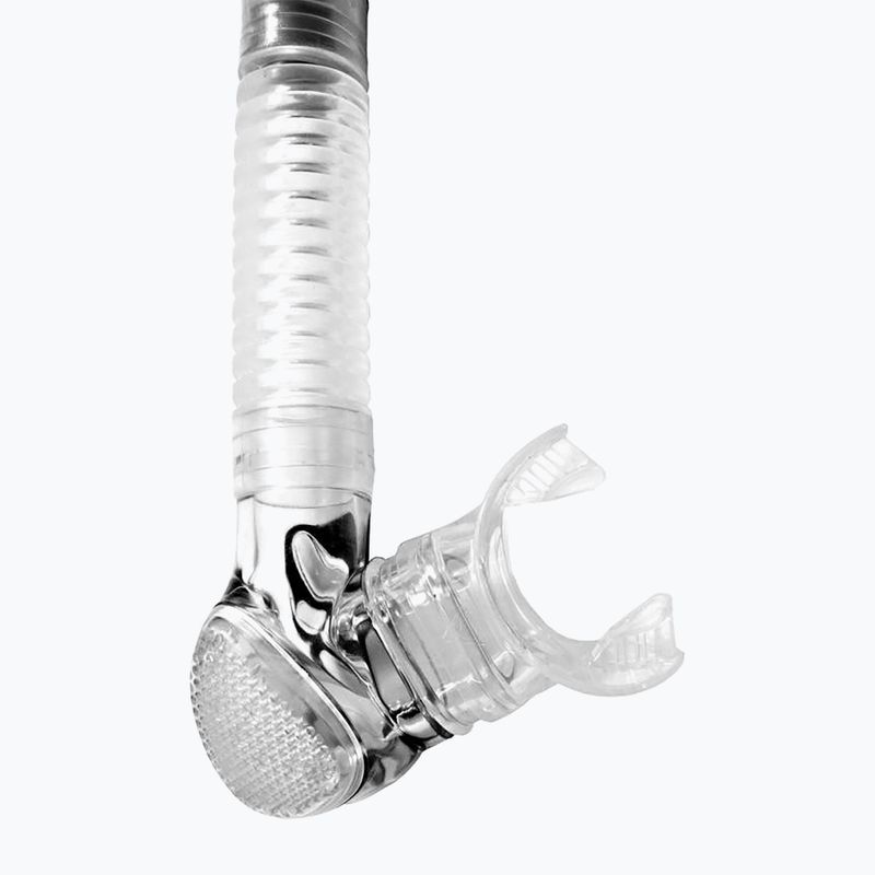 Šnorchl Cressi Alpha Ultra Dry clear/black/white 3