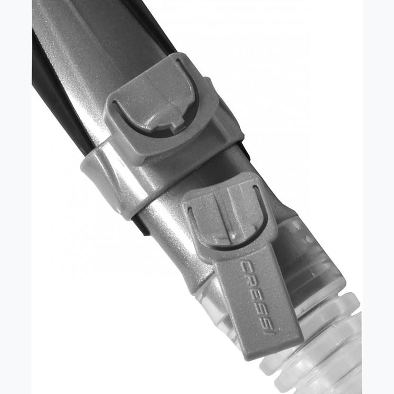 Šnorchl Cressi Alpha Ultra Dry clear/black/white 5
