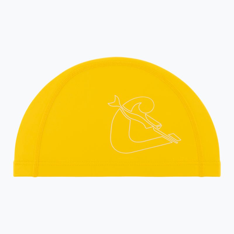 Plavecká čepice Cressi Senna yellow/white 2