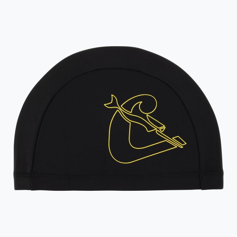Plavecká čepice Cressi Tago black/yellow 2