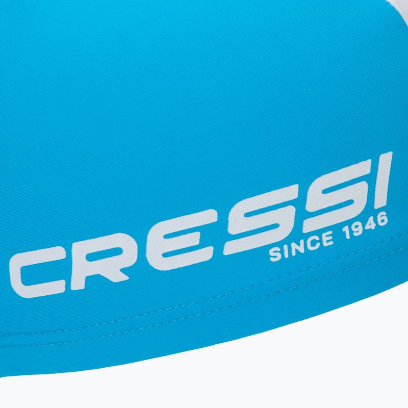 Plavecká čepice dziecięcy Cressi Tago azure/white 3