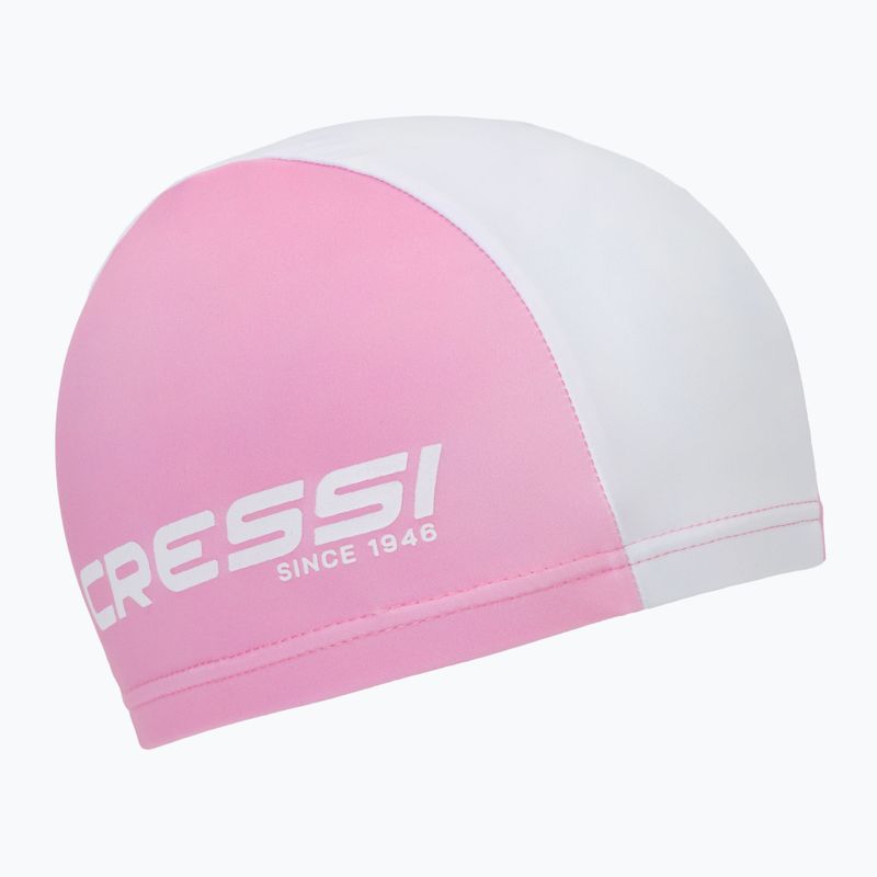 Plavecká čepice dziecięcy Cressi Tago pink/white