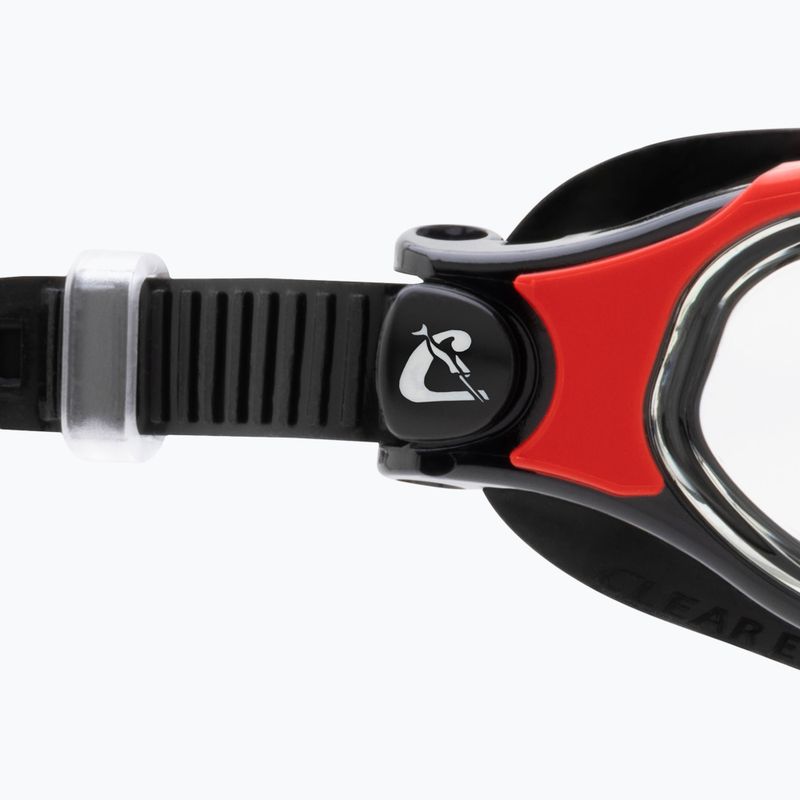Plavecké brýle Cressi Clear Eyes black/red 3