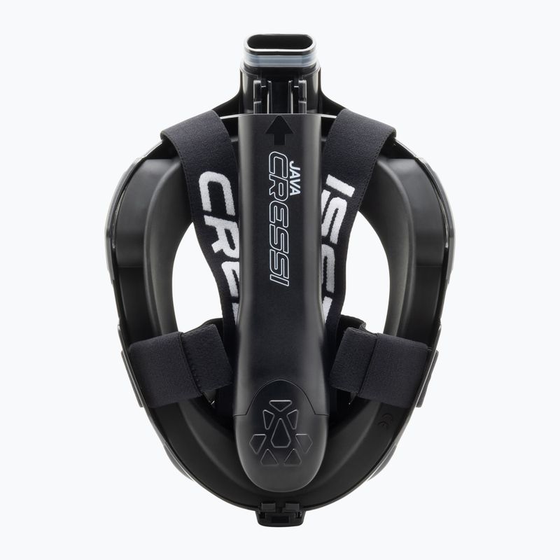 Celoobličejová šnorchlovací maska Cressi Java Full Face black/black 5