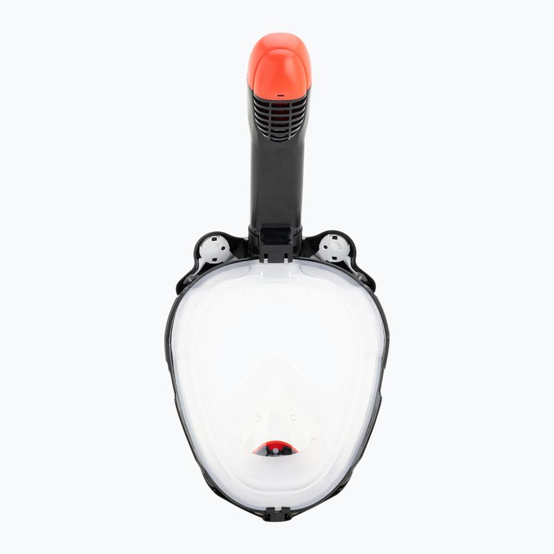 Dětská celoobličejová maska na šnorchlování Cressi Kiddy Full Face Jr black/clear/red 6