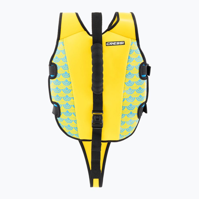 Dětská plavecká vesta Cressi Little Turtle yellow/azure 2