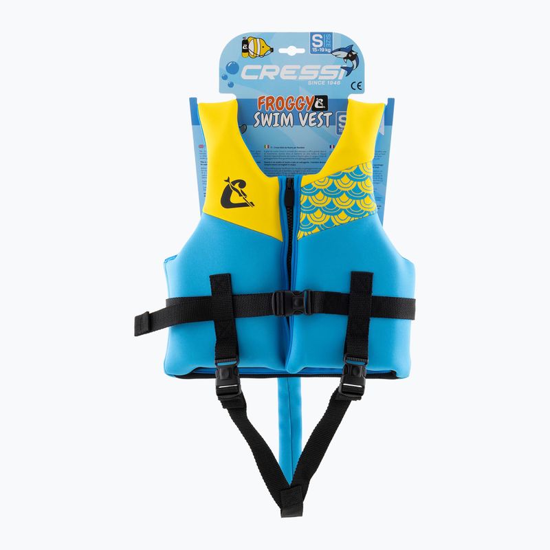 Dětská plavecká vesta Cressi Froggy azure/yellow 5