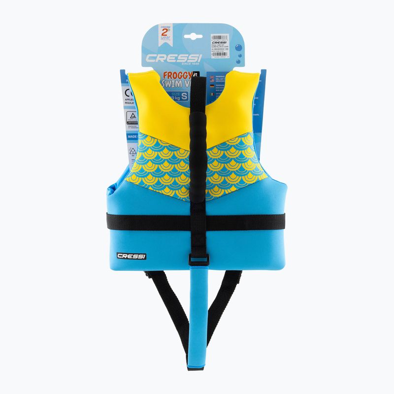 Dětská plavecká vesta Cressi Froggy azure/yellow 6