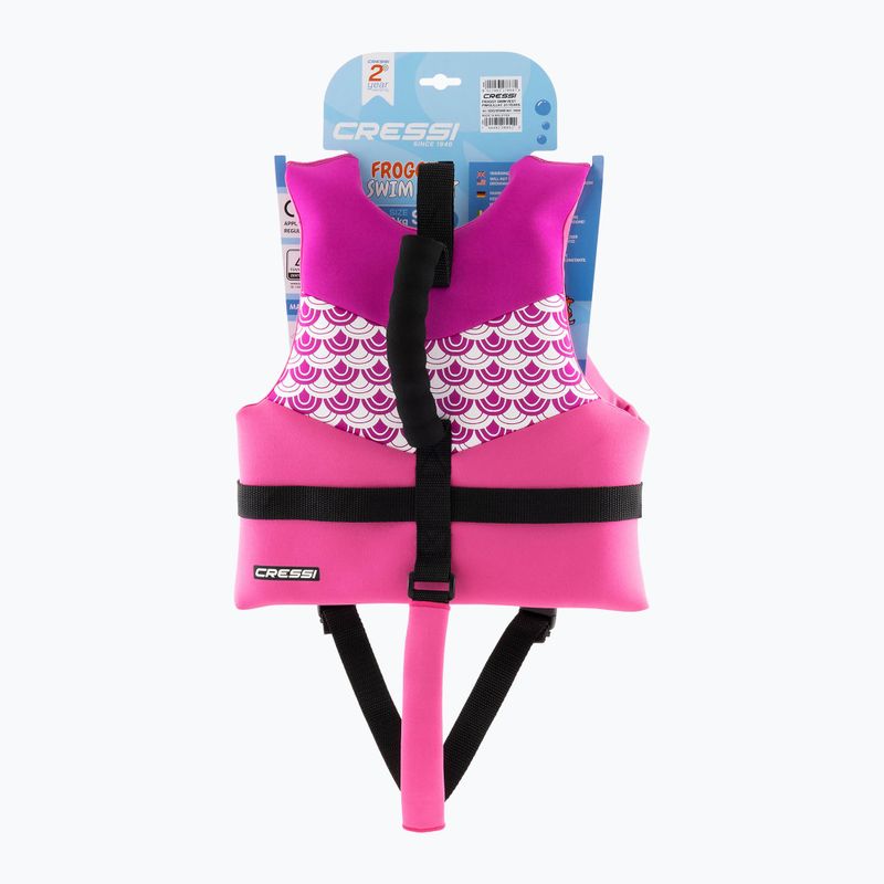 Dětská plavecká vesta Cressi Froggy pink/lilac 6