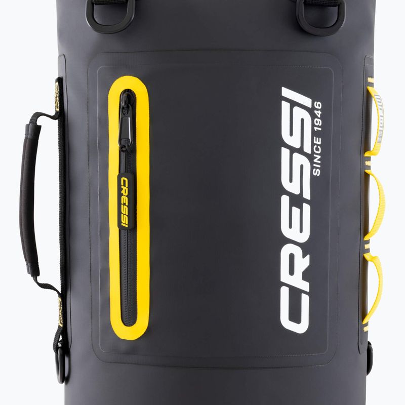 Vodotěsný vak Cressi Ocelot Dry Bag 20 l black/yellow 3