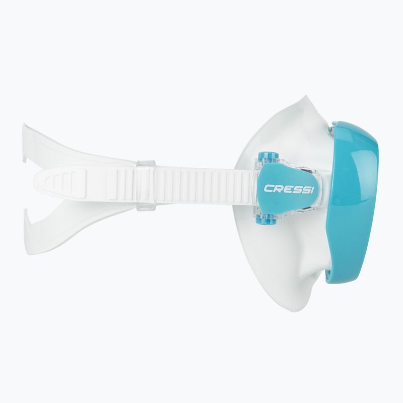Dámská potápěčská maska Cressi Honey 420 UV white/aquamarine/blue/orange 3