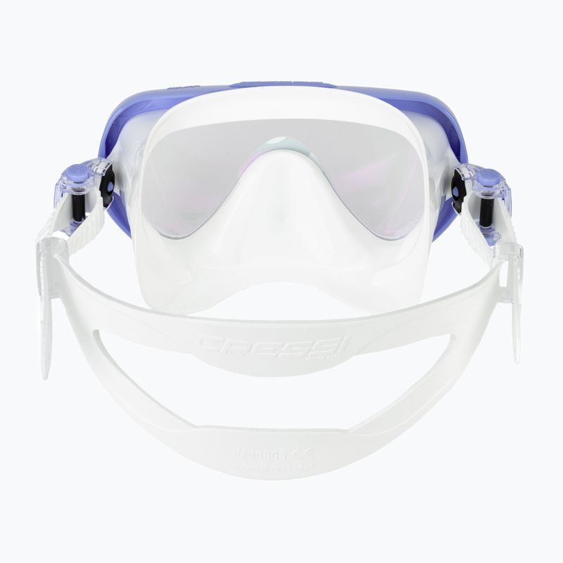 Dámská potápěčská maska Cressi Honey 420 UV white/lilac/blue/orange 4