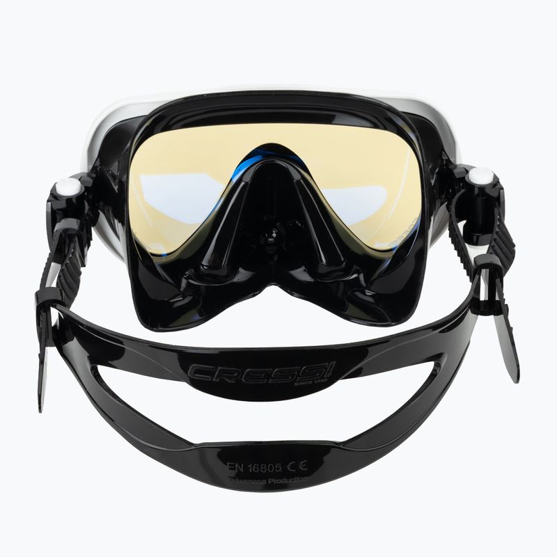 Dámská potápěčská maska Cressi Honey 420 UV black/white/yellow/blue 4