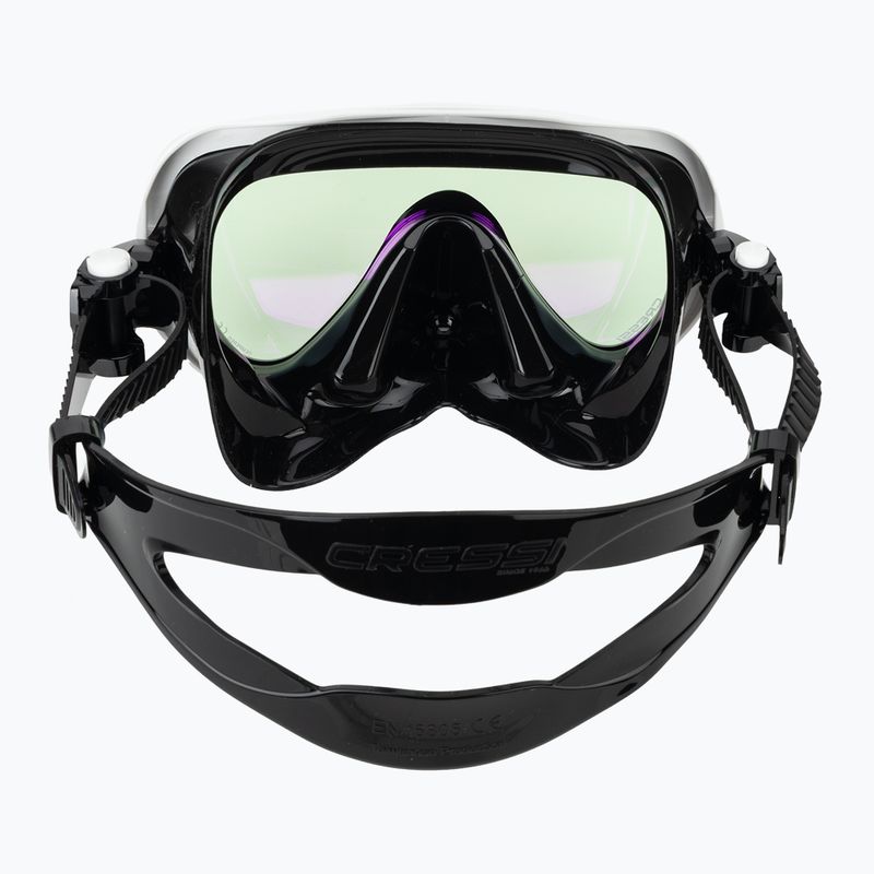 Dámská potápěčská maska Cressi Honey 420 UV black/white/blue/orange 4