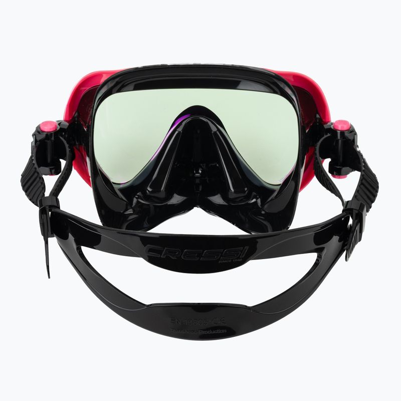 Dámská potápěčská maska Cressi Honey 420 UV black/fuchsia/blue/orange 4