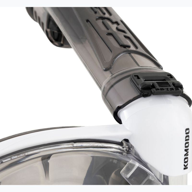 Celoobličejová maska na šnorchlování Cressi Komodo Full Face white/black 7