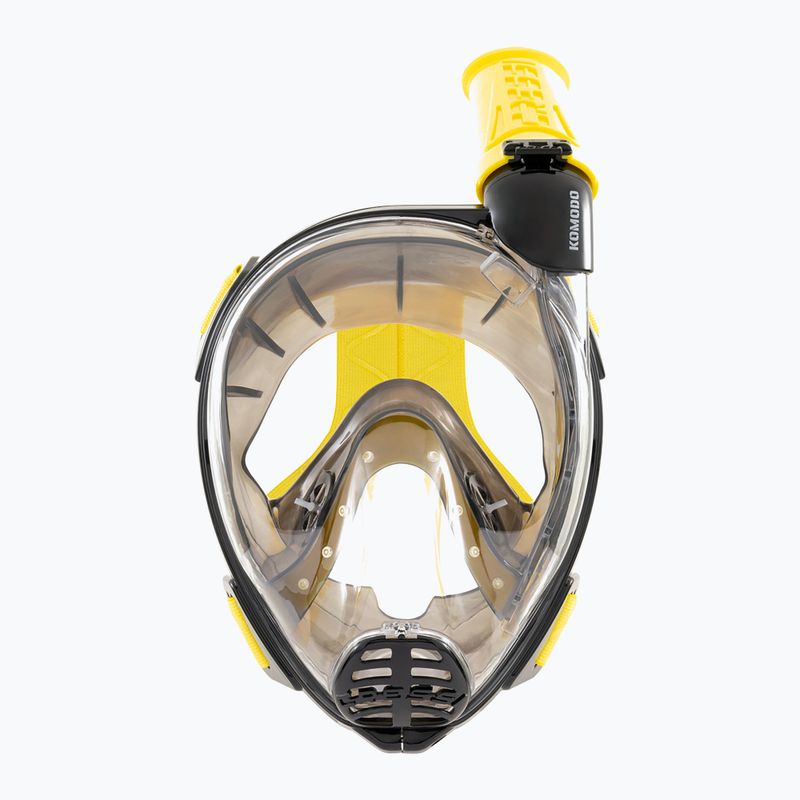 Celoobličejová maska na šnorchlování Cressi Komodo Full Face black/yellow 3
