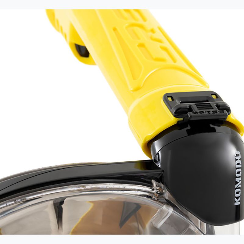 Celoobličejová maska na šnorchlování Cressi Komodo Full Face black/yellow 5