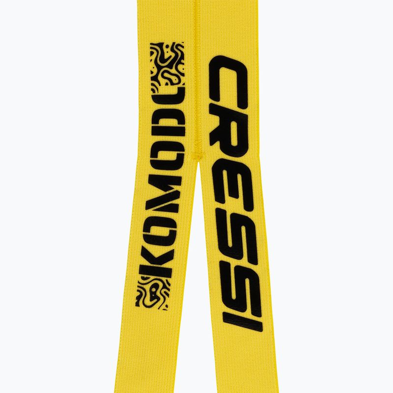 Celoobličejová maska na šnorchlování Cressi Komodo Full Face black/yellow 6