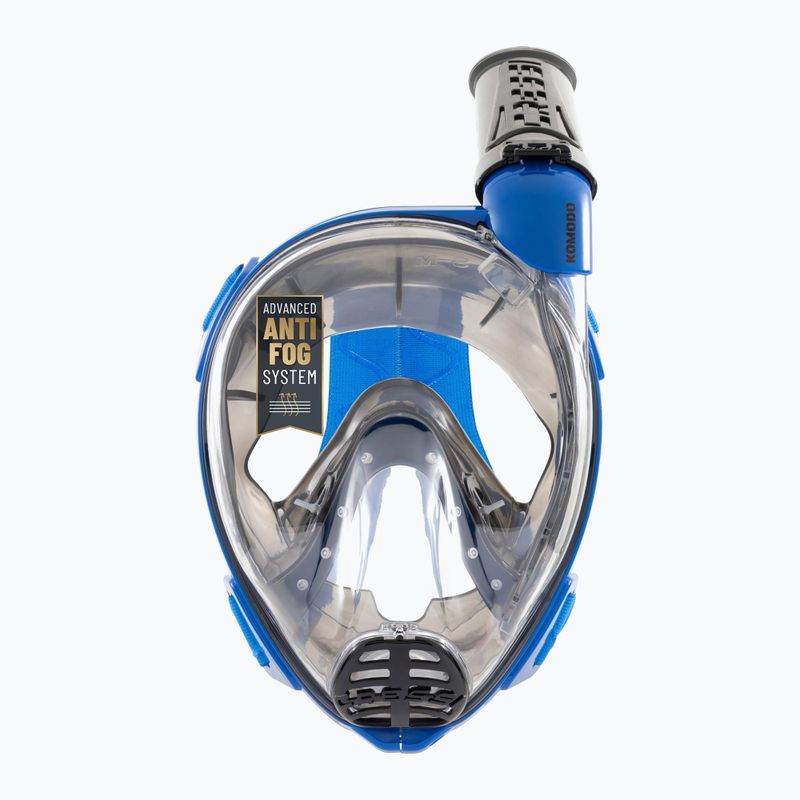 Celoobličejová maska na šnorchlování Cressi Komodo Full Face blue/black 4