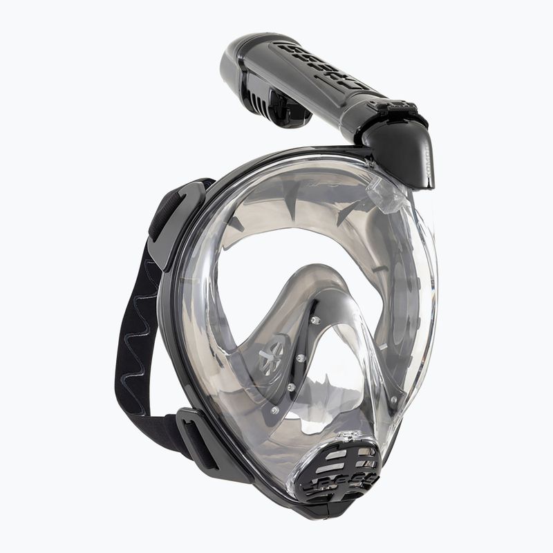 Celoobličejová maska na šnorchlování Cressi Komodo Full Face black/black 4