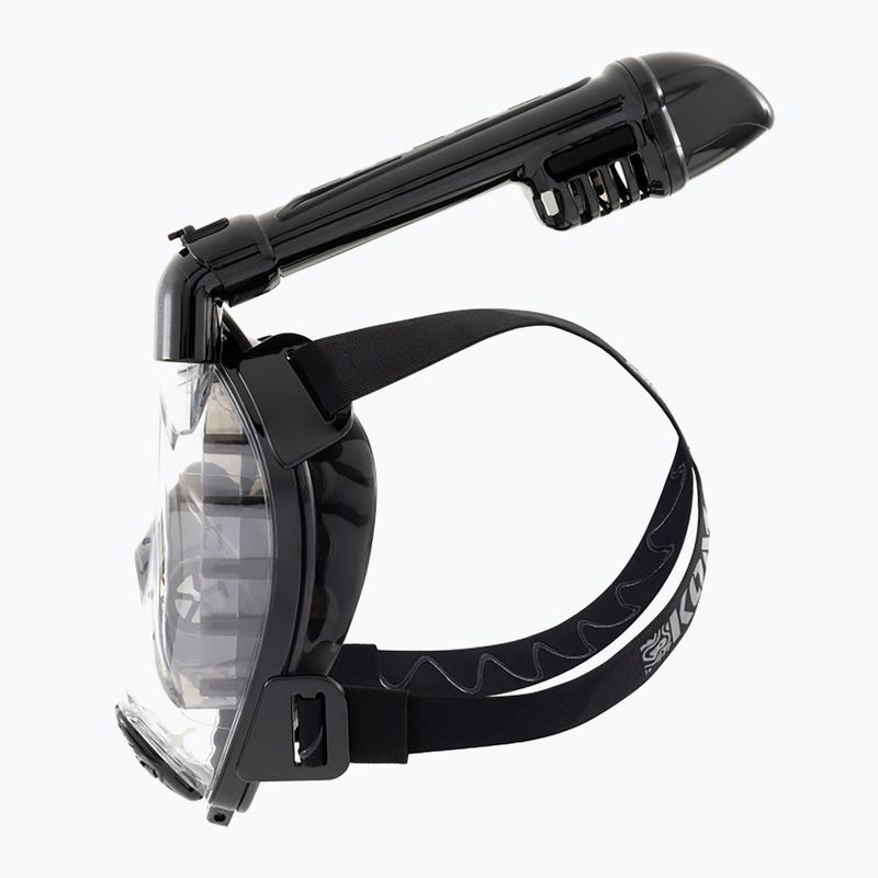 Celoobličejová maska na šnorchlování Cressi Komodo Full Face black/black 5