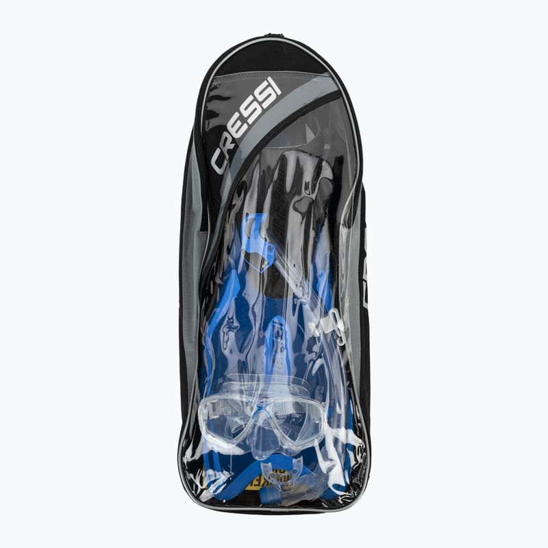 Sada na šnorchlování Cressi Palau Marea Dry Bag Set blue/azure 14