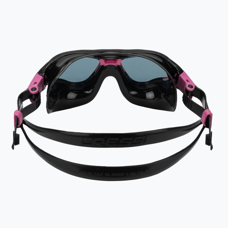 Plavecká maska Cressi Cobra black/black/pink smoked 4