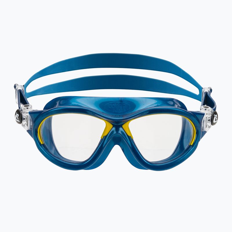 Dětská plavecká maska Cressi Mini Cobra blue/yellow 2