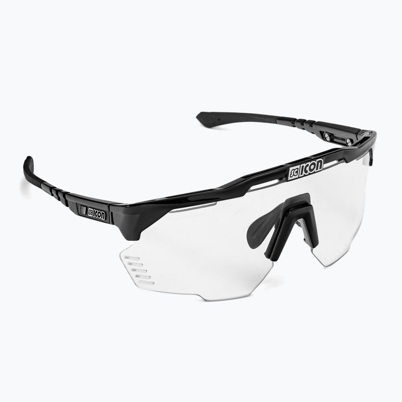 Sluneční brýle SCICON Aeroshade Kunken black gloss/scnpp photocromic silver