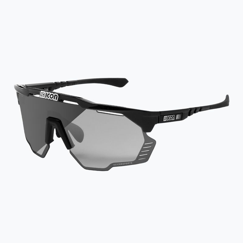Sluneční brýle SCICON Aeroshade Kunken black gloss/scnpp photocromic silver 2