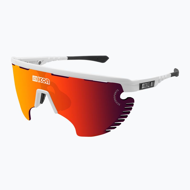 SCICON Aerowing Lamon white gloss/scnpp multimirror red cyklistické brýle EY30060800 2