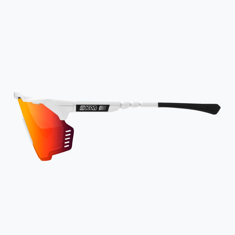 SCICON Aeroshade Kunken white gloss/scnpp multimirror red cyklistické brýle EY31060800 4