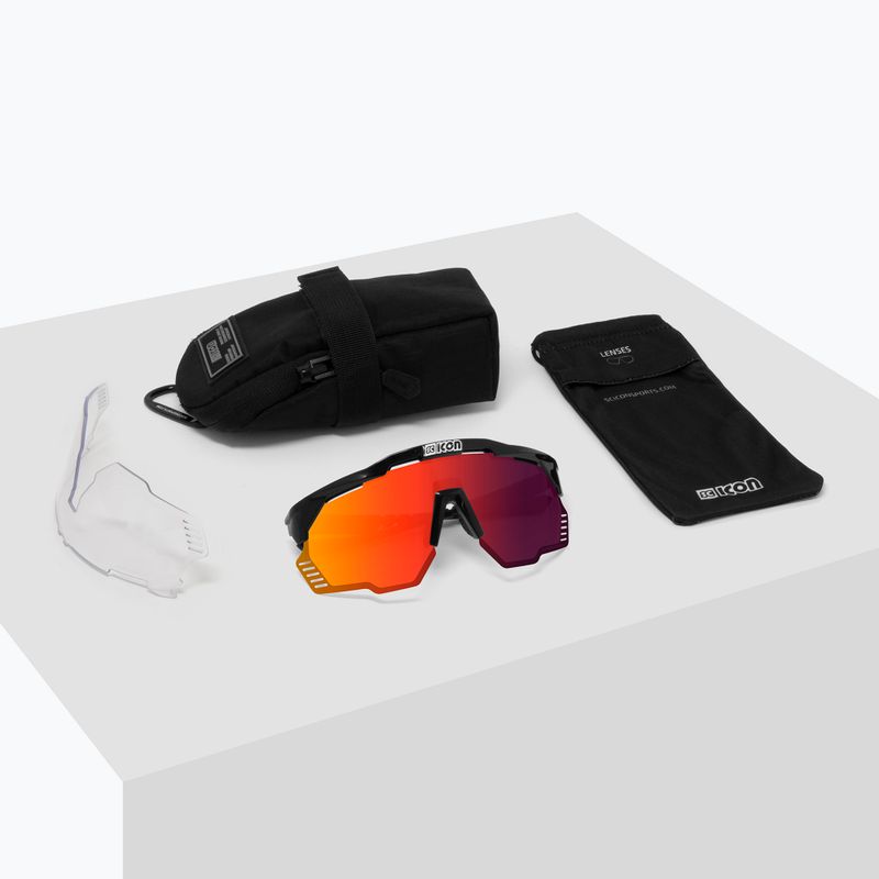 SCICON Aeroshade Kunken white gloss/scnpp multimirror red cyklistické brýle EY31060800 7