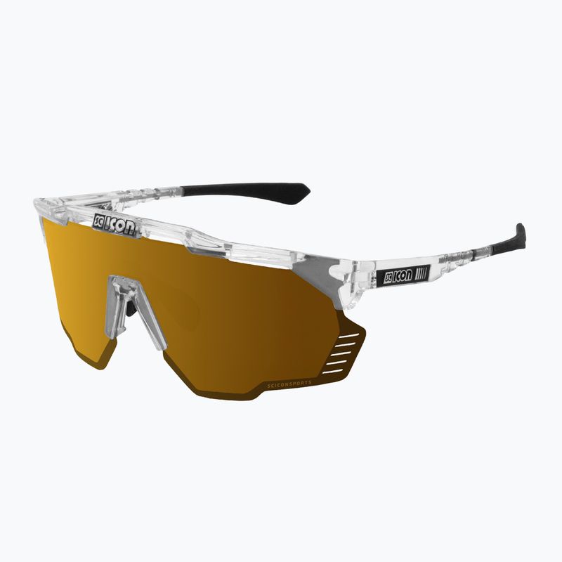 SCICON Aeroshade Kunken crystal gloss/scnpp multimirror bronze cyklistické brýle EY31070700 2