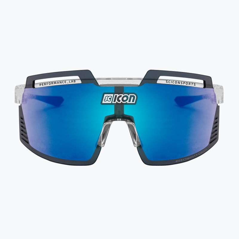 SCICON Aerowatt Foza crystal gloss/scnpp multimirror blue cyklistické brýle EY38030700 3
