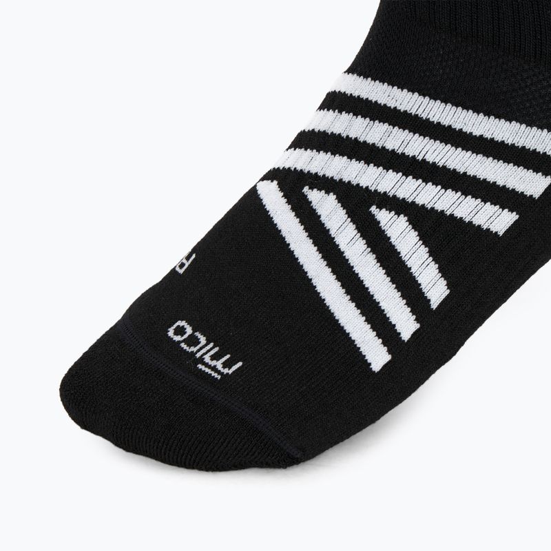 Lyžařské ponožky Mico Heavy Weight Superthermo Primaloft Merino Ski black white 3