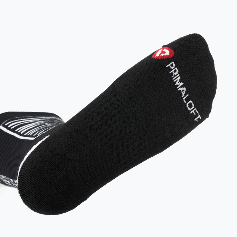 Lyžařské ponožky Mico Heavy Weight Superthermo Primaloft Merino Ski black white 4