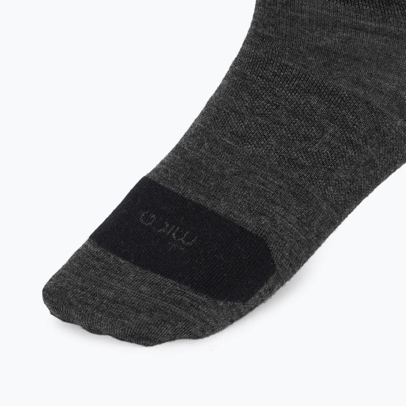 Lyžařské ponožky  Mico Light Weight Superthermo Natural Merino Ski anthracite melange 3