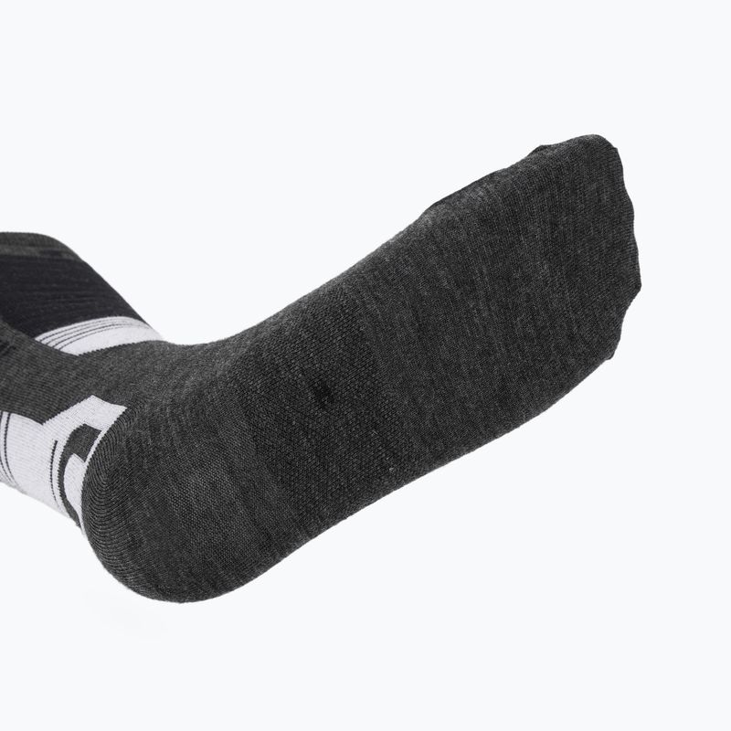 Lyžařské ponožky  Mico Light Weight Superthermo Natural Merino Ski anthracite melange 4