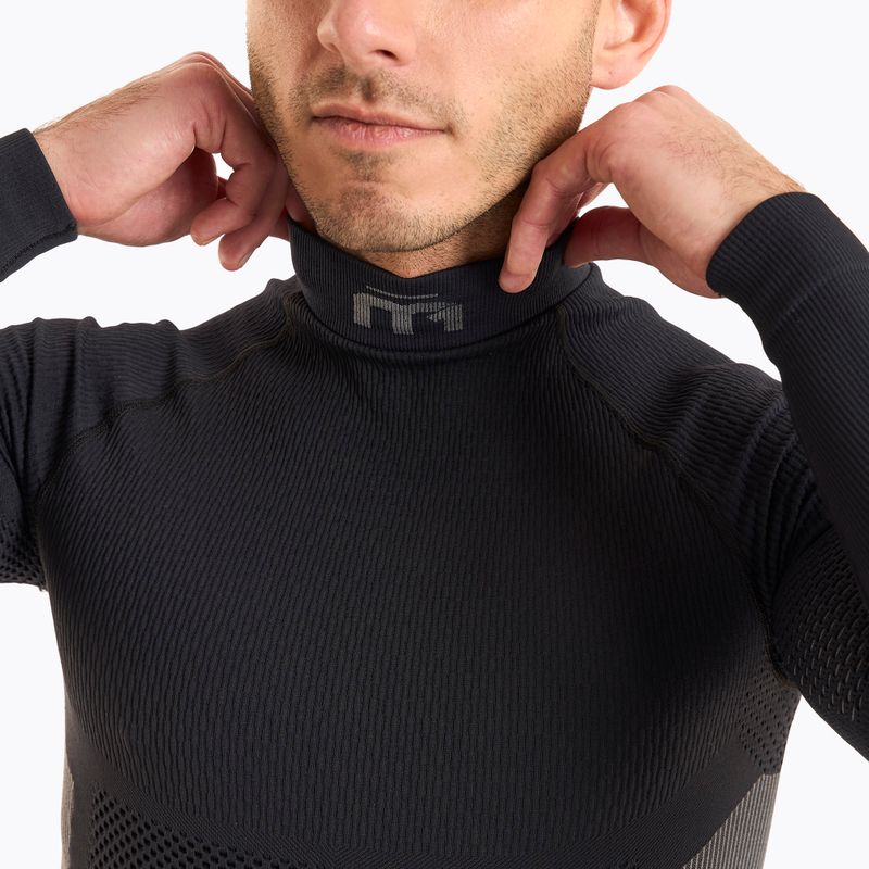 Pánská termoakční mikina Mico M1 Mock Neck nero 3