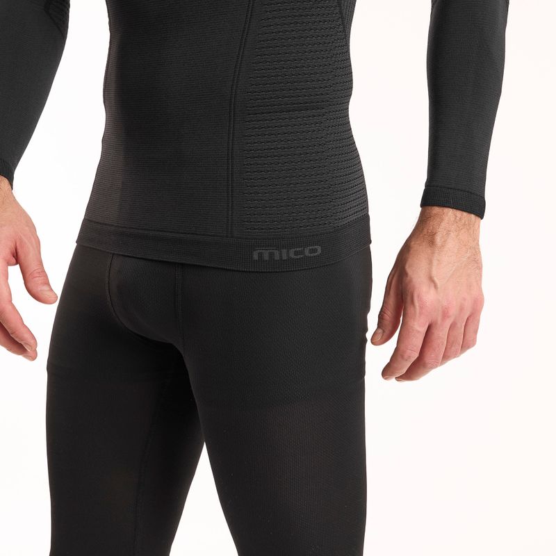 Pánské termoakční tričko Mico Odor Zero Round Neck nero 4