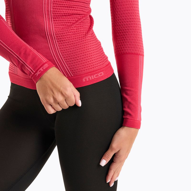 Dámské termoakční triko Mico Odor Zero Round Neck fresia 4