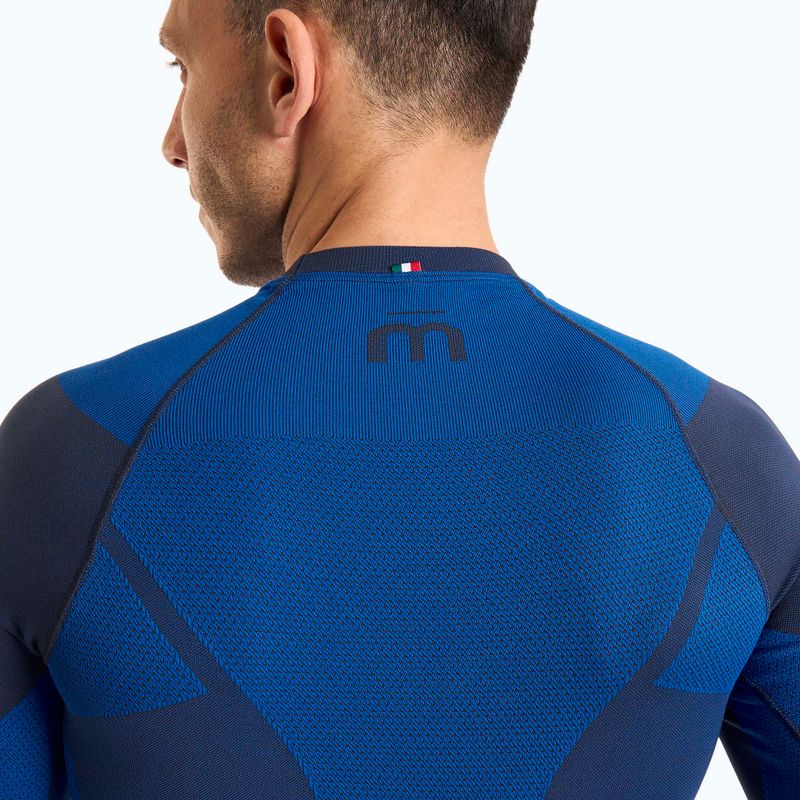 Pánská termoakční mikina Mico Warm Control Round Neck piombo 3