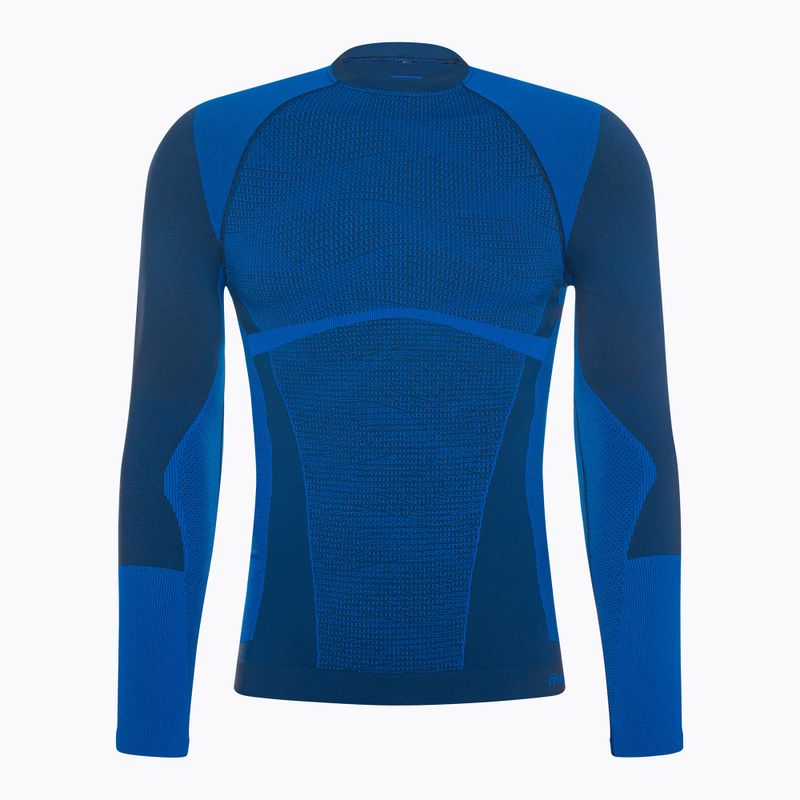 Pánská termoakční mikina Mico Warm Control Round Neck piombo 5